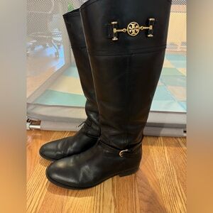 Tory Burch leather riding boots